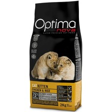 Kuivtoit kassipoegadele Optima Nova Kitten Chicken & Rice, 8 kg