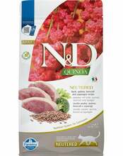 Kuivtoit kassipoegadele Farmina N&D Quinoa Neutered, pardiga, 1.5 kg