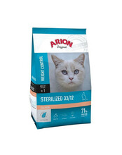 Kuivtoit steriliseeritud kassidele Arion Original Sterilized Salmon, 7,5 kg