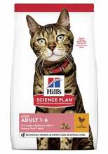 Kuivtoit kassidele Hill's Science Plan Adult Light kanaga, 3 kg