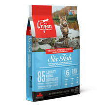 Kuivtoit kassidele Orijen Six Fish, 1,8 kg