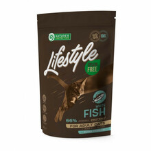 Kuivtoit täiskasvanud kassidele NATURE'S PROTECTION LIFESTYLE Grain Free White Fish, 400 g