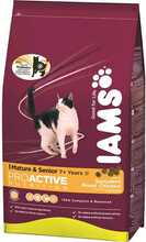Kuivtoit eakatele kassidele Iams for Vitality Senior kanaga, 10 kg