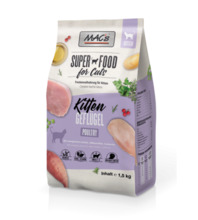 Kuivtoit kassipoegadele Mac's Cat Dry Kitten linnulihaga, 1,5 kg