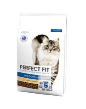 Kuivtoit täiskasvanud toakassidele Perfect Fit Indoor 1+ kanaga, 7 kg