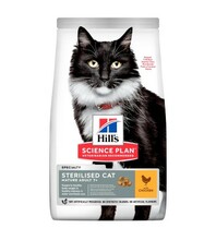 Kuivtoit kassidele Hill's Science Plan Sterilized Cat Mature Adult kanaga, 1,5 kg