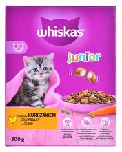Kuivtoit kassipoegadele Whiskas Junior kanaga, 300 g