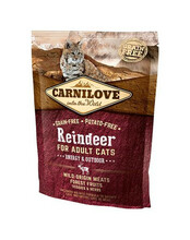Kuivtoit kassipoegadele Carnilove Cat Reindeer Energy & Outdoor, 400 g