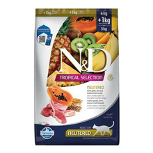 Kuivtoit kassipoegadele Farmina N&D Tropical Selection Neutered, 5 kg