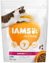 Kuivtoit eakatele kassidele IAMS Vitality Senior, kala, 0.8 kg