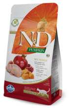 Kuivtoit kassidele Farmina N&D Pumpkin Neutered, 5 kg