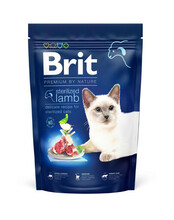 Kuivtoit kassipoegadele Brit Premium by Nature Sterilized lambalihaga, 800 g