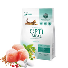 Kuivtoit kassipoegadele OPTIMEAL kanaga, 200 g