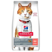 Kuivtoit steriliseeritud kassidele HILL'S Science Plan Adult Salmon, 10 kg