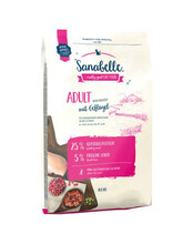 Kuivtoit täiskasvanud kassidele Sanabelle Adult kanaga, 10 kg