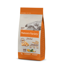 Kuivtoit steriliseeritud kassidele Nature's Variety Selected Sterilized kanaga, 7 kg