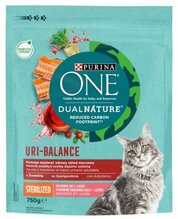 Kuivtoit kassidele Purina One Dual Nature Uri-Balance Sterilized lõhega, 750 g