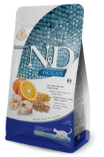 Kuivtoit kassidele Farmina N&D Ocean Cat Adult Cod, 1,5 kg
