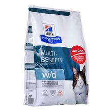 Kuivtoit kassidele Hill's Prescription Diet Multi-Benefit Feline w/d kanaga, 3 kg