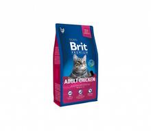 Kuivtoit kassidele Brit Premium Adult Chicken, 300 g