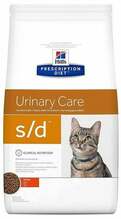 Kuivtoit kassidele Hill's Prescription Diet Feline Urinary Care s/d kanaga, 3 kg