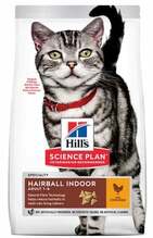 Kuivtoit kassidele Hill's Science Plan Feline Adult Hairball Indoor kanaga, 10 kg