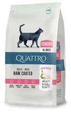 Kuivtoit steriliseeritud kassidele Quattro Sterilised linnulihaga, 1,5 kg