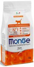 Kuivtoit kassipoegadele Monge Monoprotein Kitten Duck, 0.4 kg