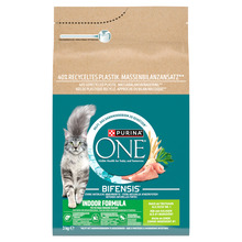 Kuivtoit kassidele Purina One Indoor, kalkuniga, 3 kg