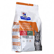 Kuivtoit kassidele Hill's Prescription Diet Urinary Stress + Metabolic c/d kanaga, 1.5 kg