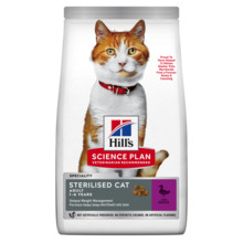 Kuivtoit steriliseeritud kassidele Hill's Science Plan Sterilised Adult pardiga, 10 kg