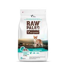 Kuivtoit steriliseeritud kassidele Vetexpert Raw Paleo kanaliha ja kalaga, 6kg