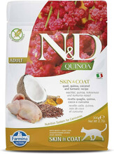 Kuivtoit kassidele Farmina N&D Quinoa Skin & Coat Quail & Coconut Adult, 300 g