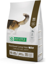 Kuivtoit pikakarvalistele kassidele Nature's Protection Sterilised linnulihaga, 2 kg