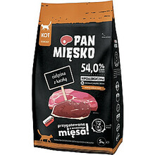 Kuivtoit kassipoegadele PAN MIESKO veiseliha ja part, 5 kg