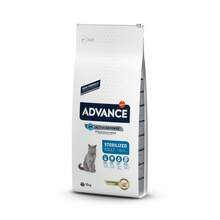 Kuivtoit kassidele Advance Sterilized Adult kalkuni ja odraga, 15 kg