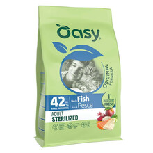 Kuivtoit steriliseeritud kassidele Oasy Original, kalaga, 1.5 kg