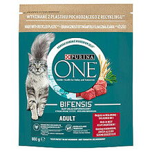 Kuivtoit kassidele Purina One Bifensis veiselihaga, 800 g