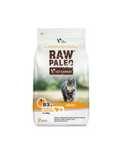 Kuivtoit täiskasvanud kassidele Vetexpert Raw Paleo kalkuni- ja kanaga, 2kg