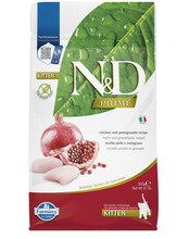 Kuivtoit kassipoegadele Farmina N&D Chicken & Pomegranate Kitten, 300 g