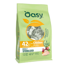 Kuivtoit kassidele Oasy Original Sterilized kanaga, 1.5 kg