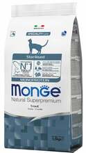 Kuivtoit kassipoegadele Monge Sterilised Monoprotein, forelliga, 1.5 kg
