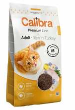 Kuivtoit kassidele Calibra Premium Adult, kalkuniga, 2 kg