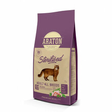 Kuivtoit kassipoegadele Natures Protection Araton Cat Adult Sterilised, 15 kg