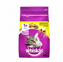 Kuivtoit kassidele WHISKAS Adult, kanaga, 300 g