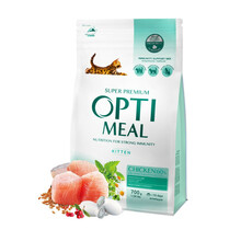 Kuivtoit kassipoegadele Optimeal kanaga, 700 g