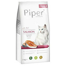 Kuivtoit kassipoegadele Dolina Noteci Piper Animals lõhega, 3 kg