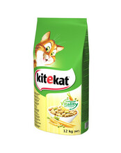 Kuivtoit kassidele Kitekat kanaliha ja köögiviljadega, 12 kg