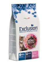 Kuivtoit kassipoegadele Exclusion Mediterraneo Monoprotein, kanaga, 1,5 kg