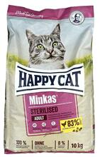 Kuivtoit kassipoegadele Happy Cat Minkas Sterilised linnulihaga, 10 kg